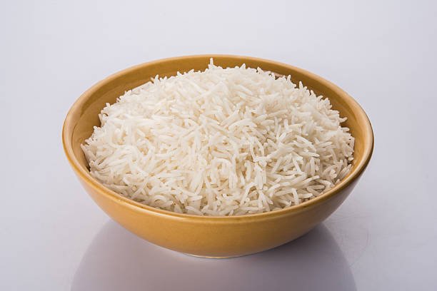 indian basmati rice, pakistani basmati rice, asian basmati rice, cooked basmati rice, cooked white rice, cooked plain rice in ceramic bowl